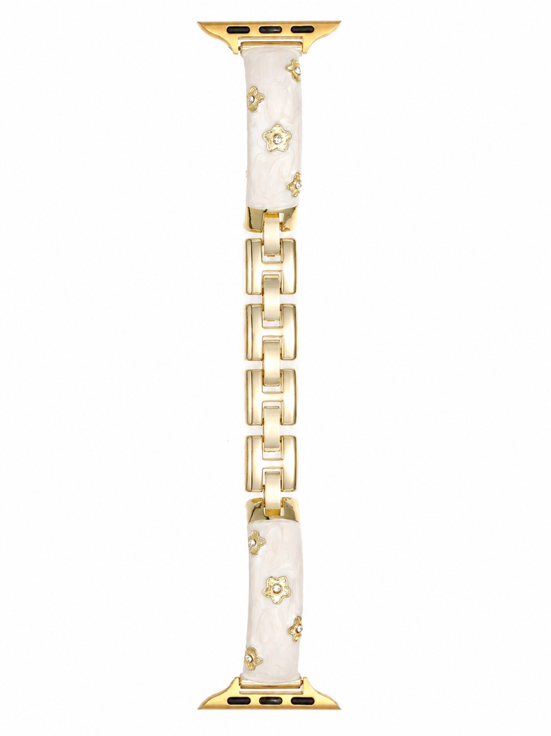 Fleur Gold Link Band