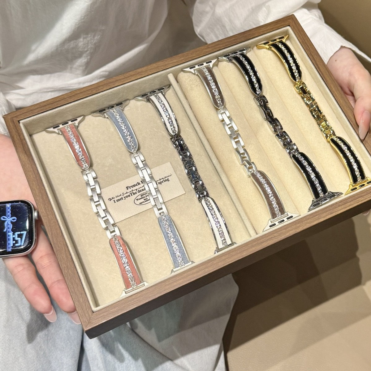 Siena Crystal Link Band