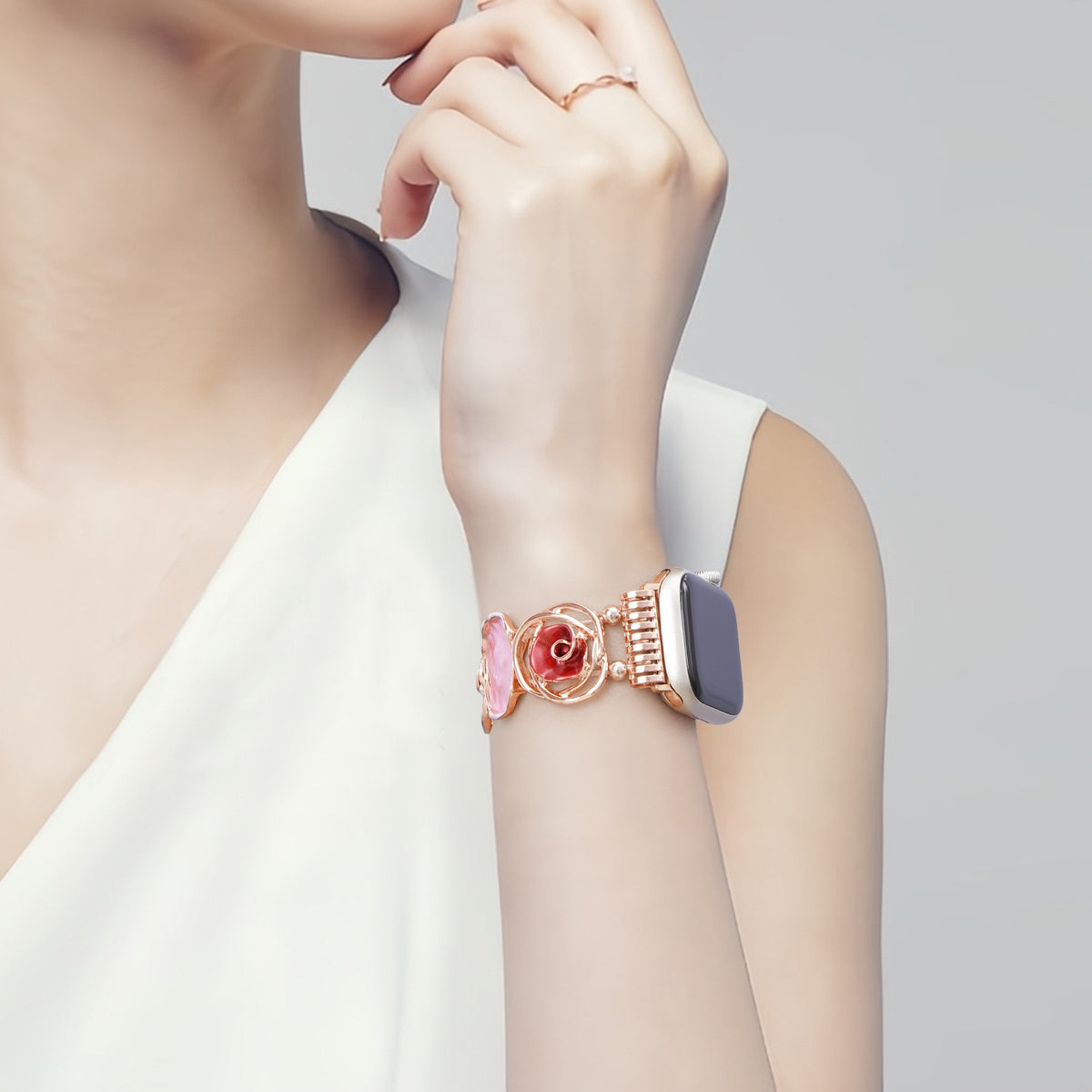 Rosette Halo Link Band