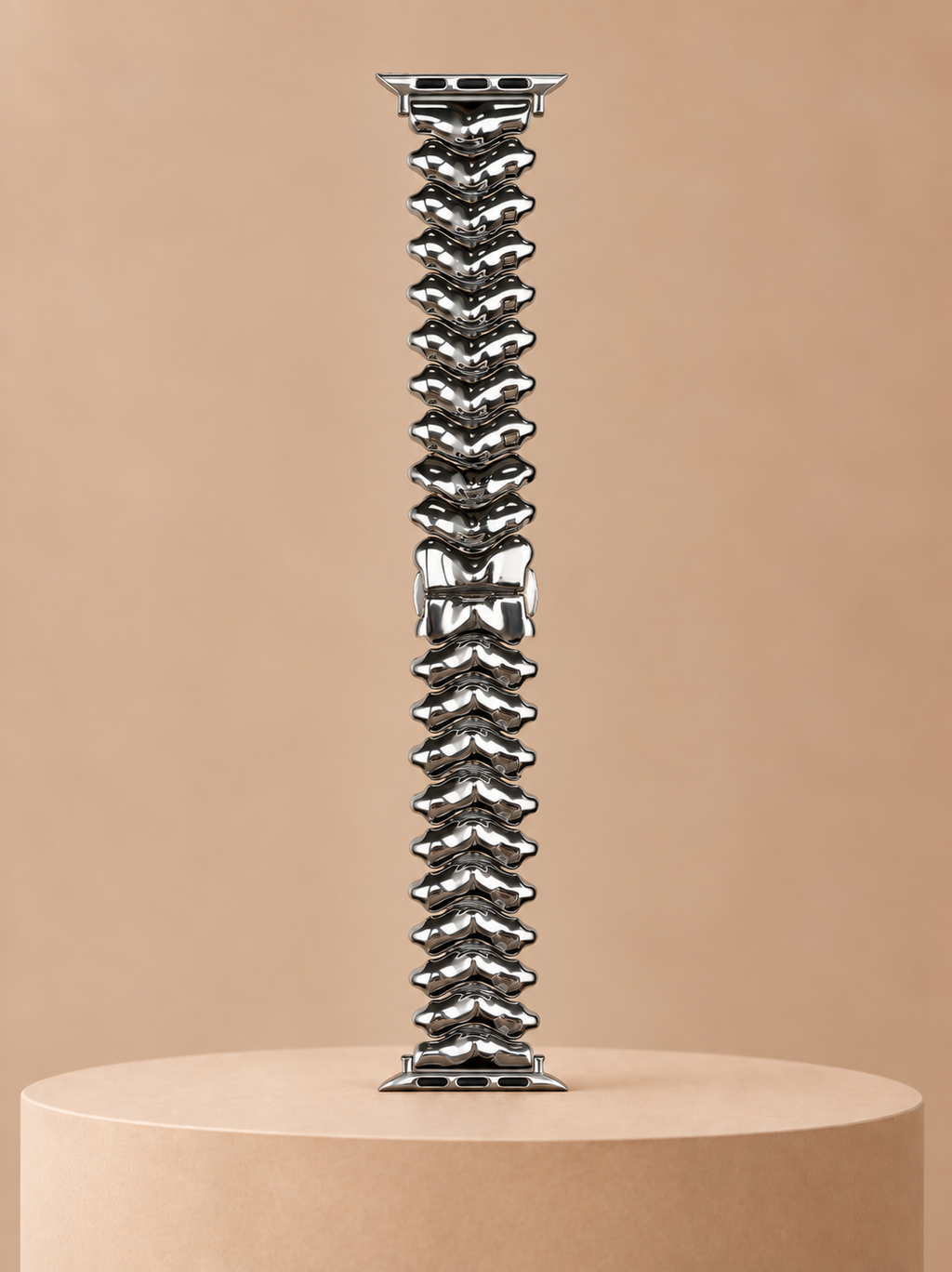 Vertebra Silver Link Band
