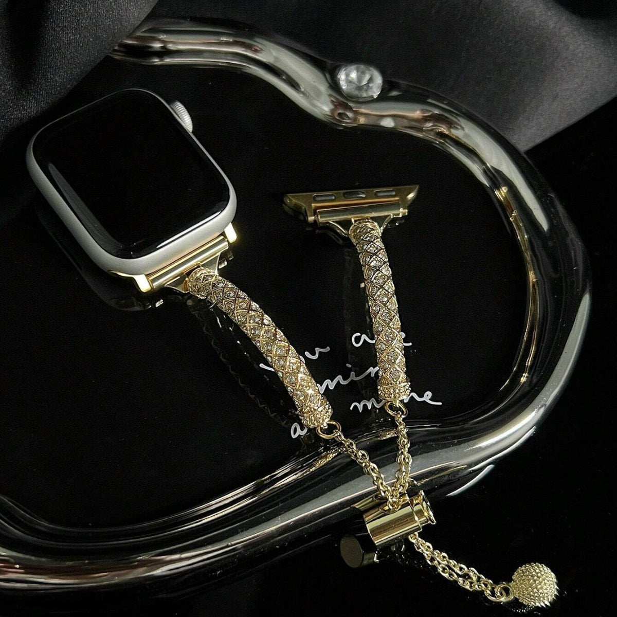 Elara Crystal Slider Band
