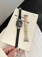 Celeste Crystal Croc Leather Band