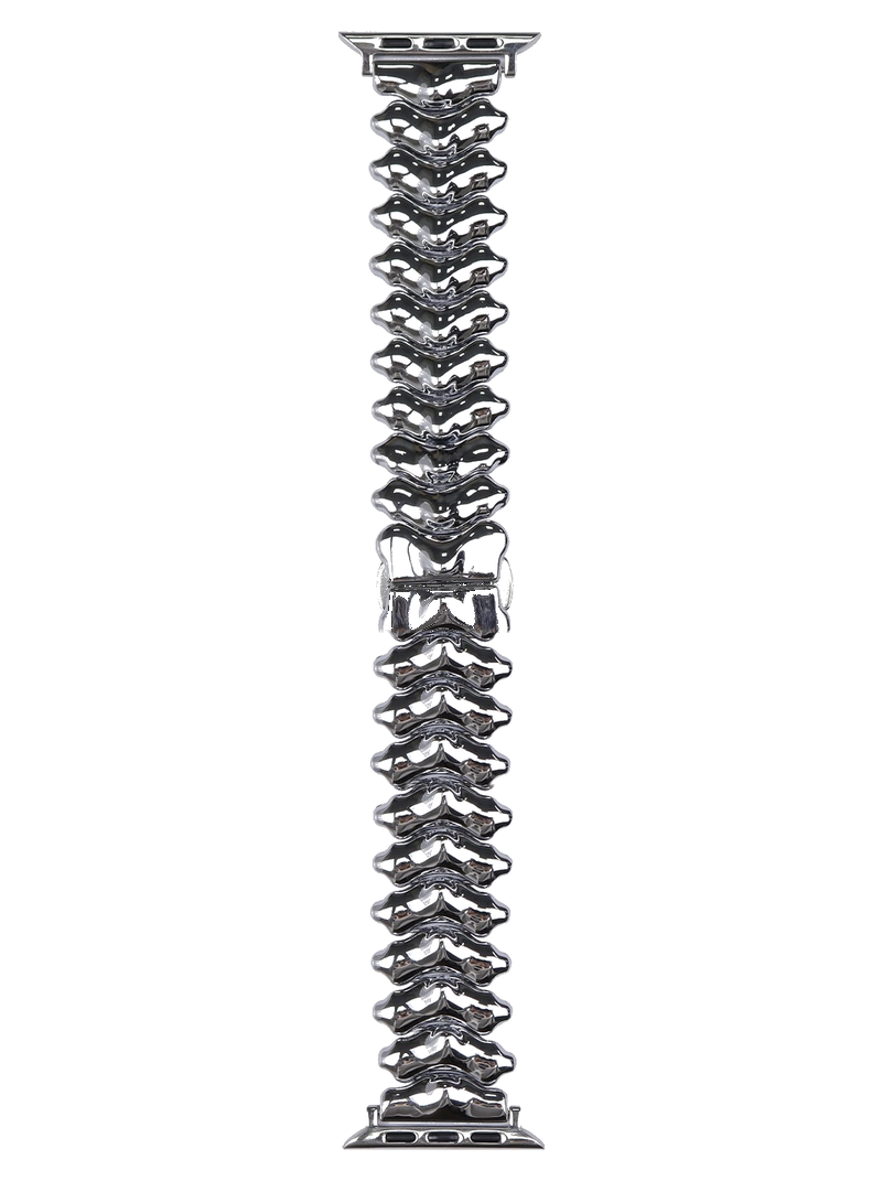 Vertebra Silver Link Band